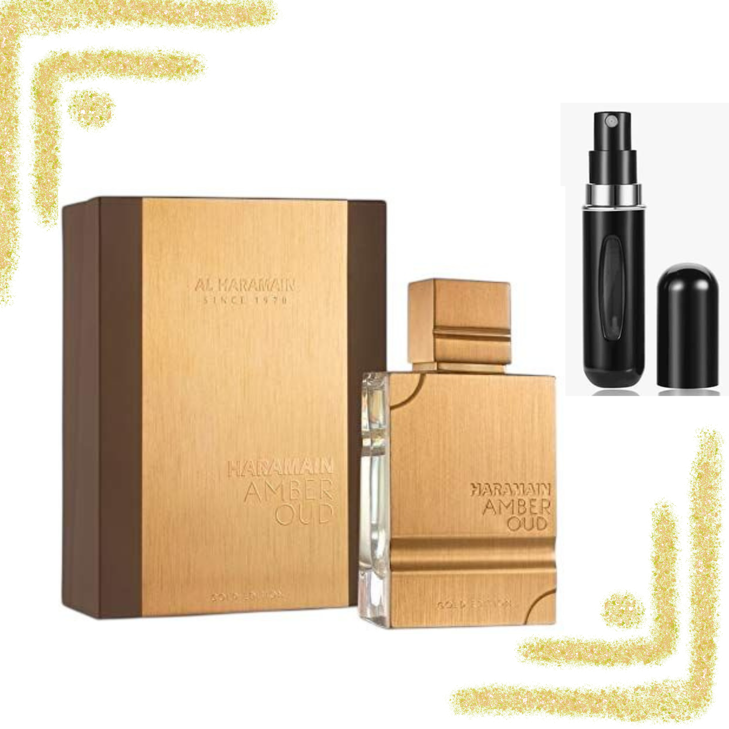 HARAMAIN AMBER OUD CAJA+PERFUMERO