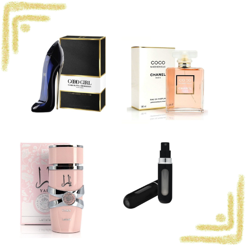 COMBO PERFUMES PARA DAMA - 3 FRAGANCIAS + PERFUMERO