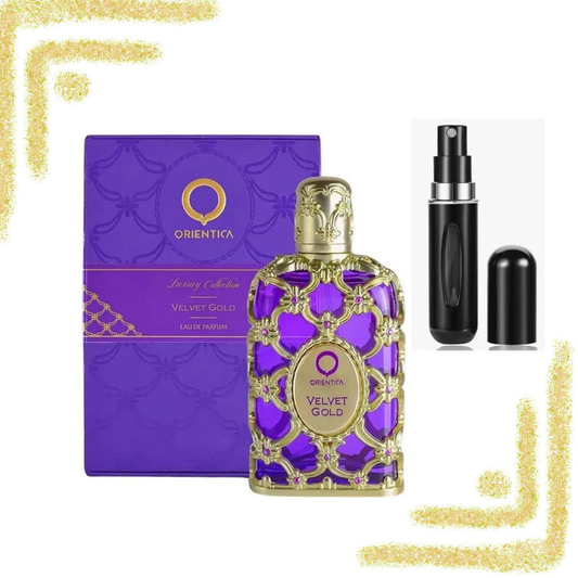 orientica velvet gold CAJA+ perfumero